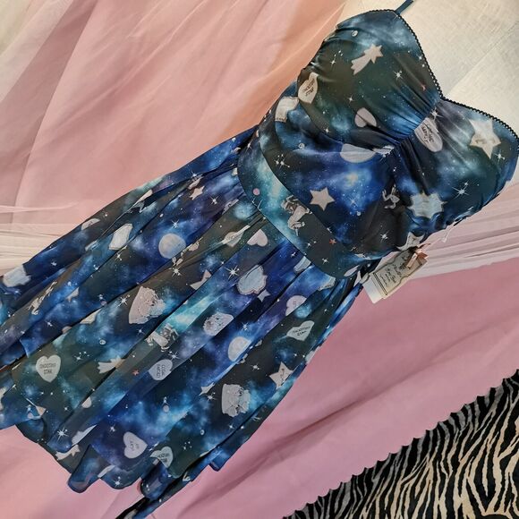 Lolita Dress Small Galaxy Cookies Kawaii Japan Party Prom Festival Halloween Y2K - Picture 1 of 13